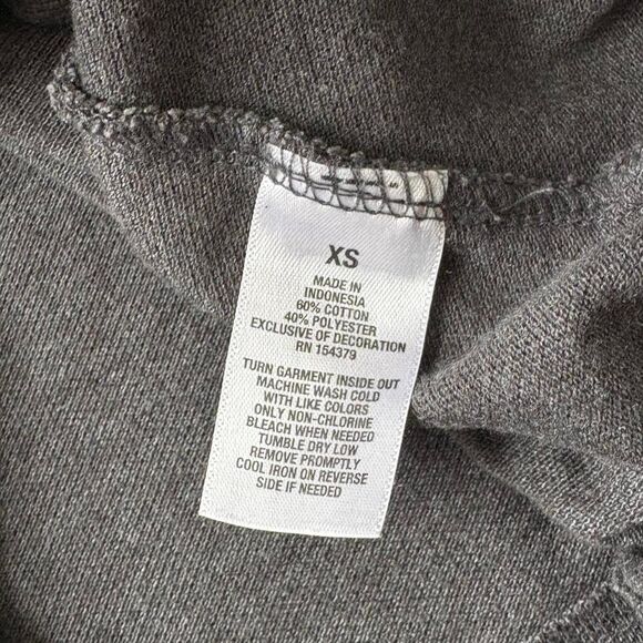 Aeropostale Grey and White Polo Shirt Vintage Y2k Preppy Aeropostale - Picture 6 of 6